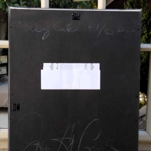 "ALLEY CATS" Original Art Canvas Giclee Wrap - Picture 8 of 8